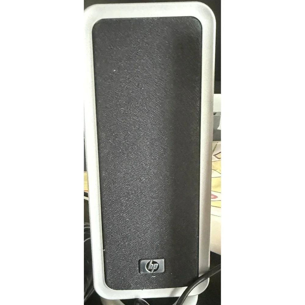 HP Powered Multimedia‎ Computer Speakers Desktop Audio Volume Control Pod Set